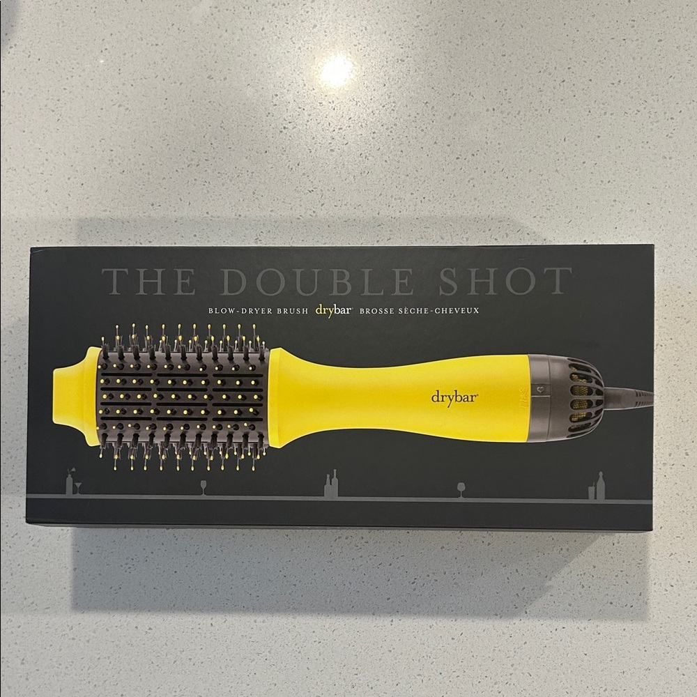 Drybar The Double Shot Yellow Blow-Dryer Brush